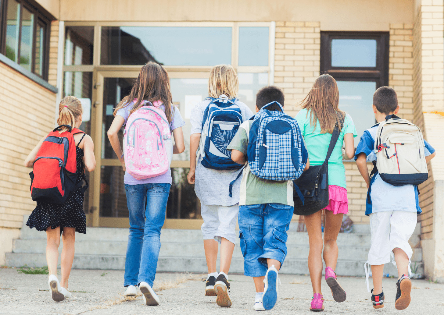 Middelbare school kinderen