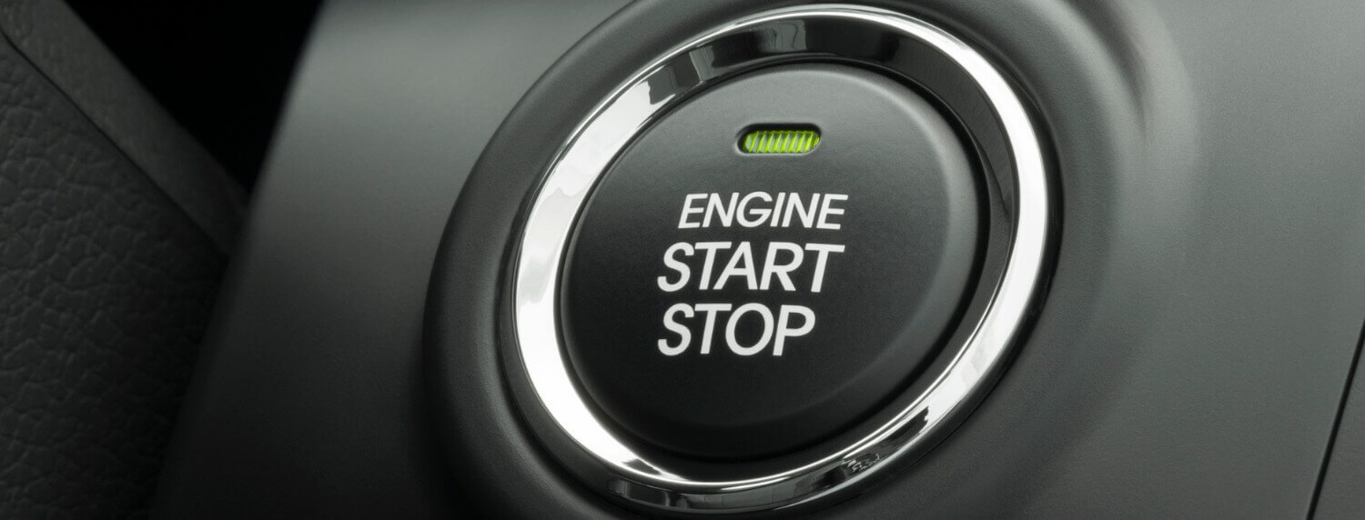 Start-stop knop, keyless entry